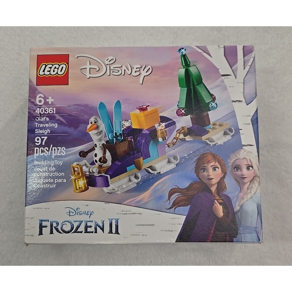 LEGO Disney Olaf's Traveling‎ Sleigh Set 40361 Frozen II Sealed 97 Pcs, READ
